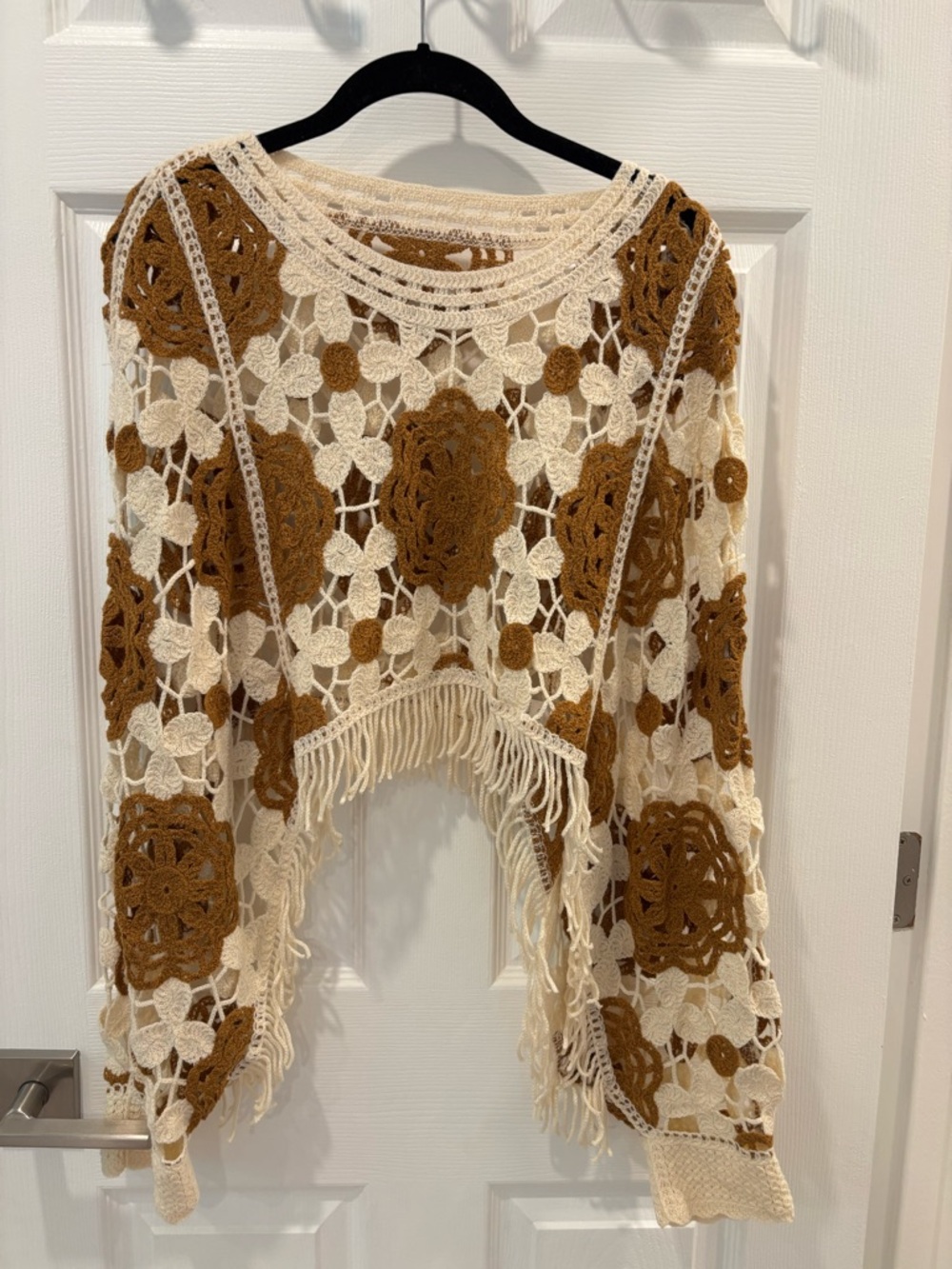 Crochet Fringe Sweater - Picture 10 of 14